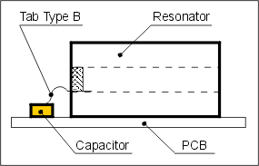 resonator-capacitor
